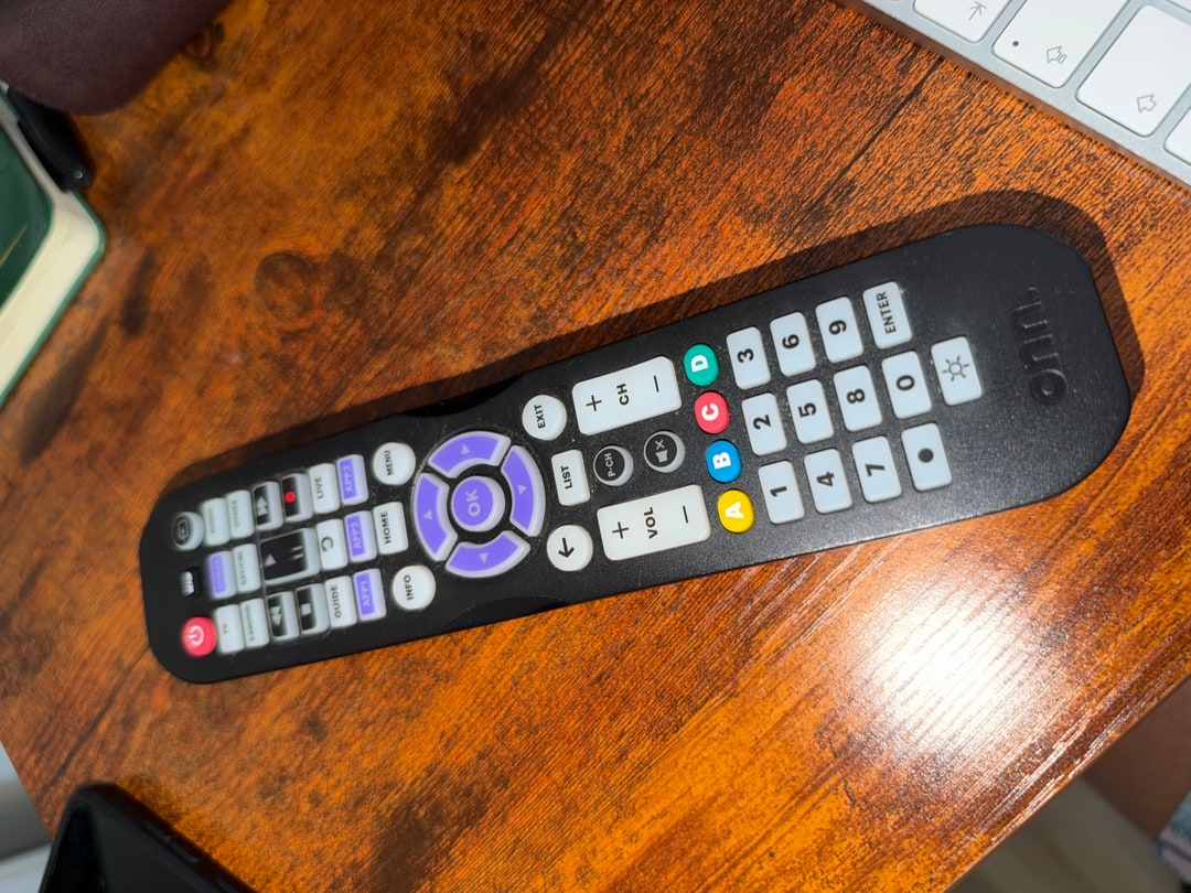 Black Universal Remote Control