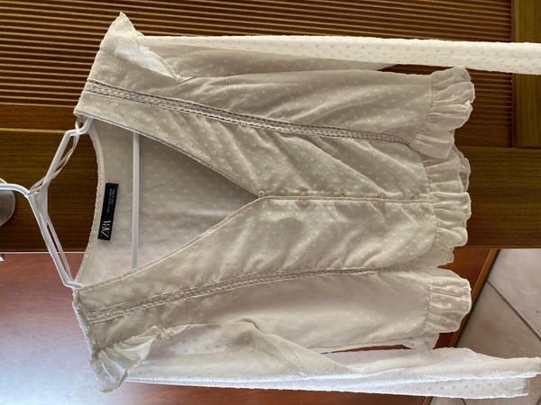 Blusa Zara Blanca
