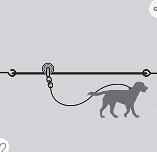 Cable Canino de Acero Forrado