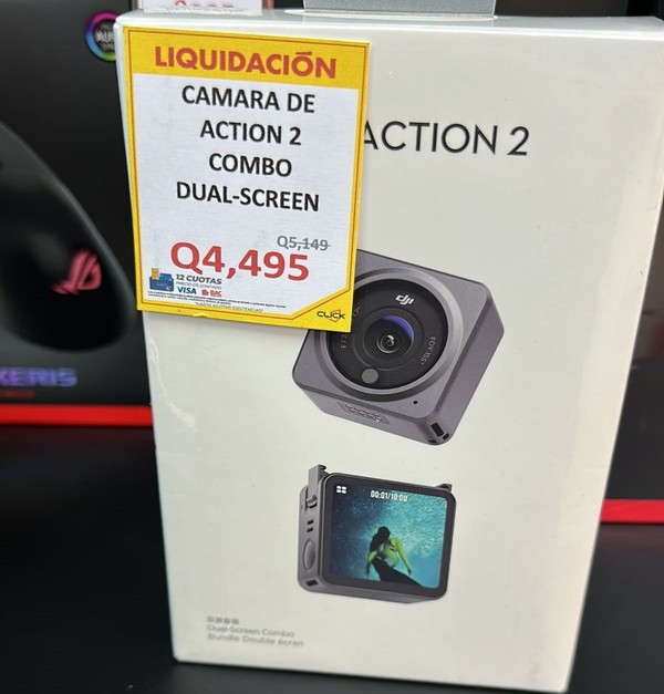 CAMARA DE ACTION 2 COMBO DUAL-SCREEN