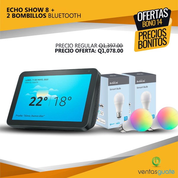 COMBO SMART (ALEXA, LUCES GOVEE)