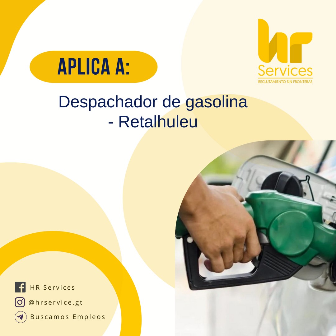 Despachador de gasolina en Retalhuleu
