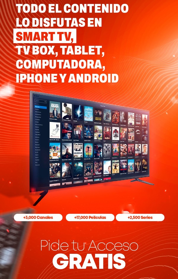 IPTV   Más de 3 mil canales digitales