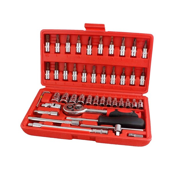KIT DE HERRAMIENTAS DE 46 UNIDADES