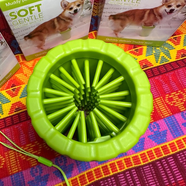 Limpia patas para perro