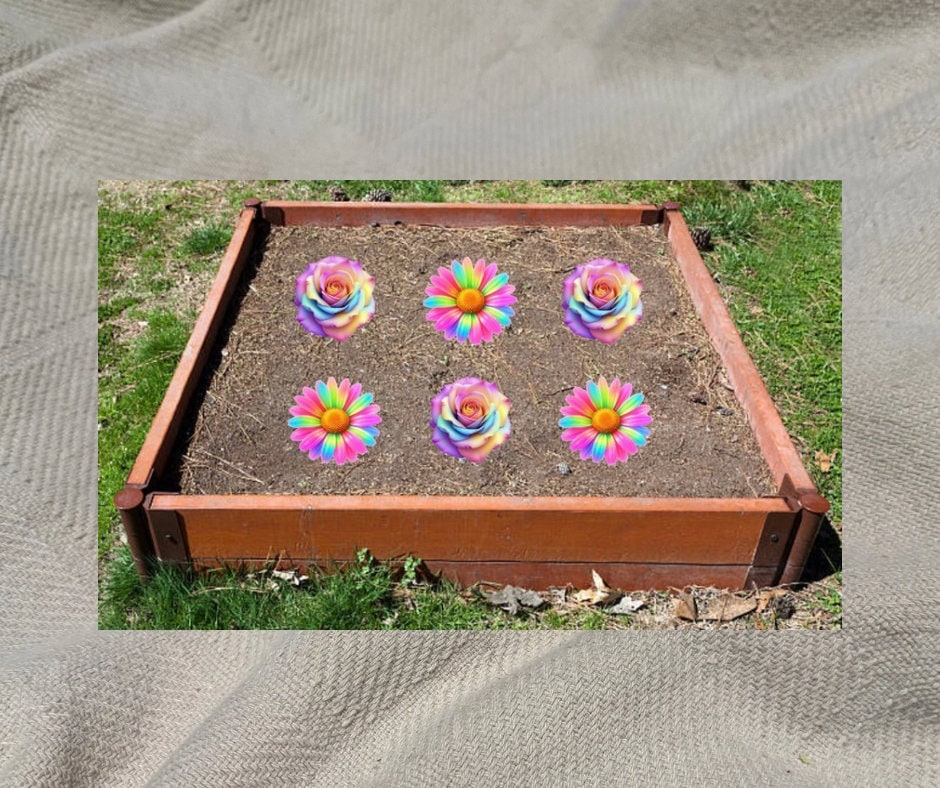 Rainbow Floral Design