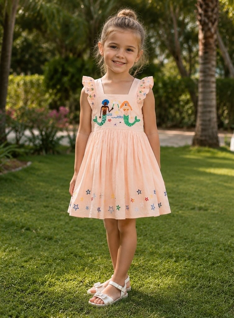 Stella McCartney Girls' Mermaid Dress, Size 4, photo 6