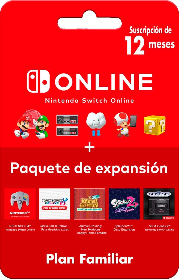 Nintendo Switch Online + Expansión
