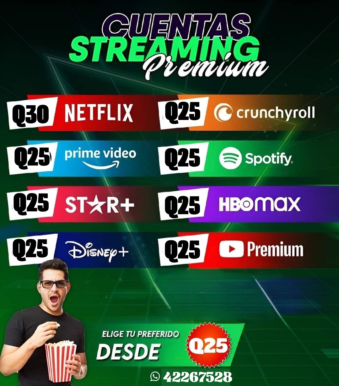 Perfiles de streaming y tu juegos pregunta