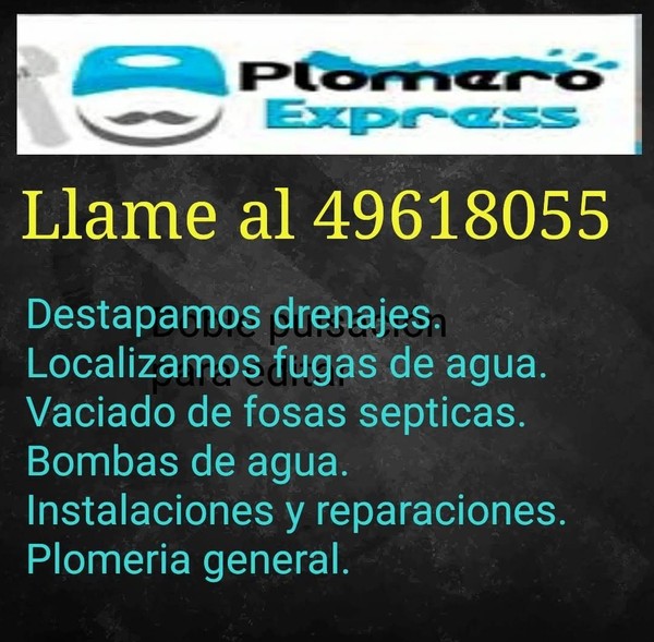 Plomeria plomeros fontaneros fontaneria destapes de drenajes bombas de agua