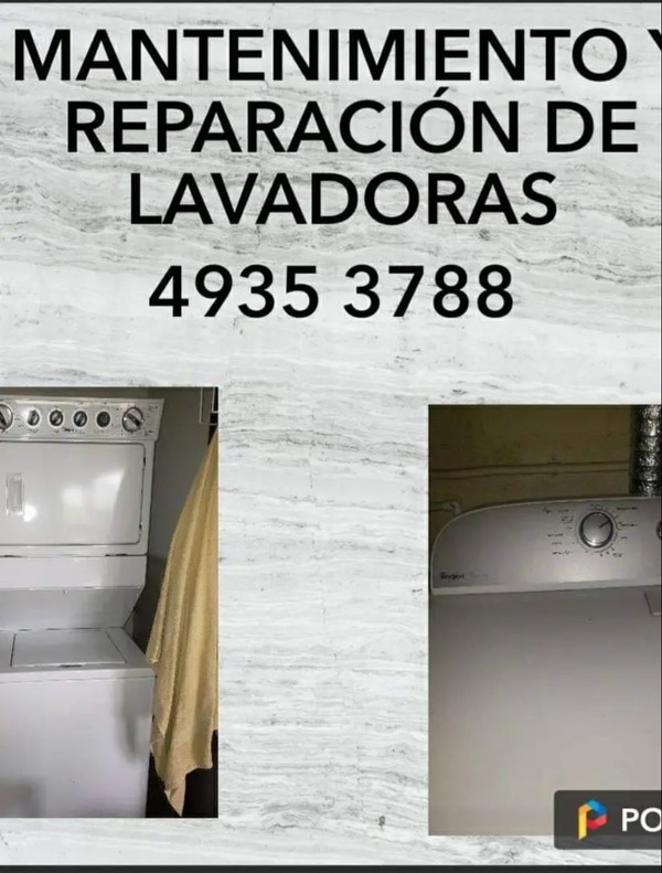 Reparacion y mantenimiento de lavadoras