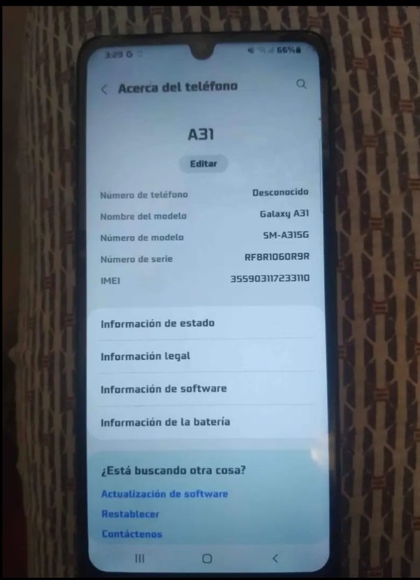 SAMSUNG A31