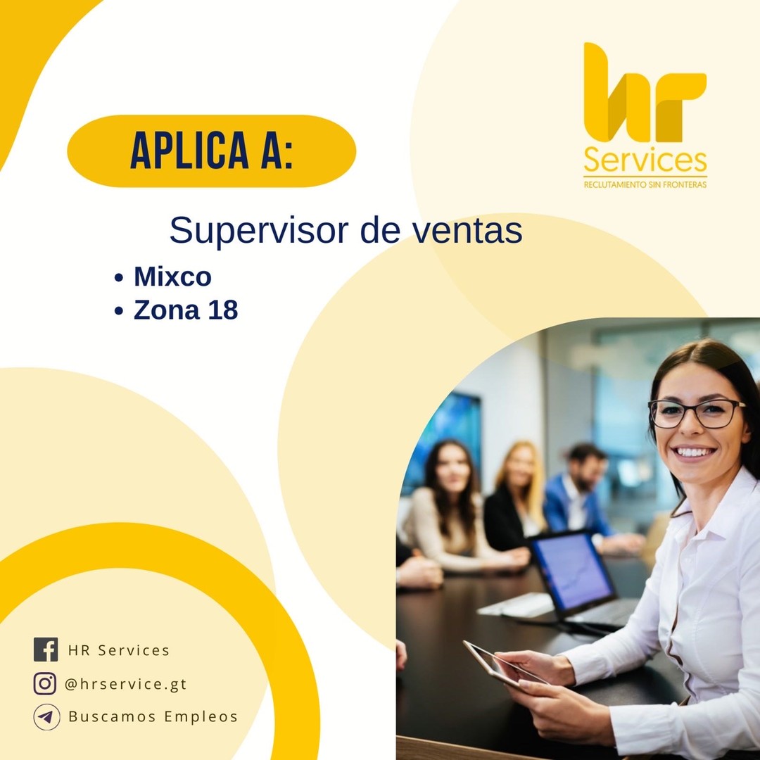 Supervisor de ventas