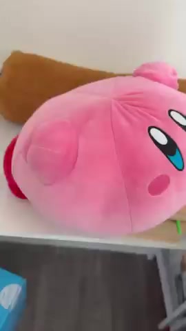 Kirby Large Plush Stuffed Toy – Pink