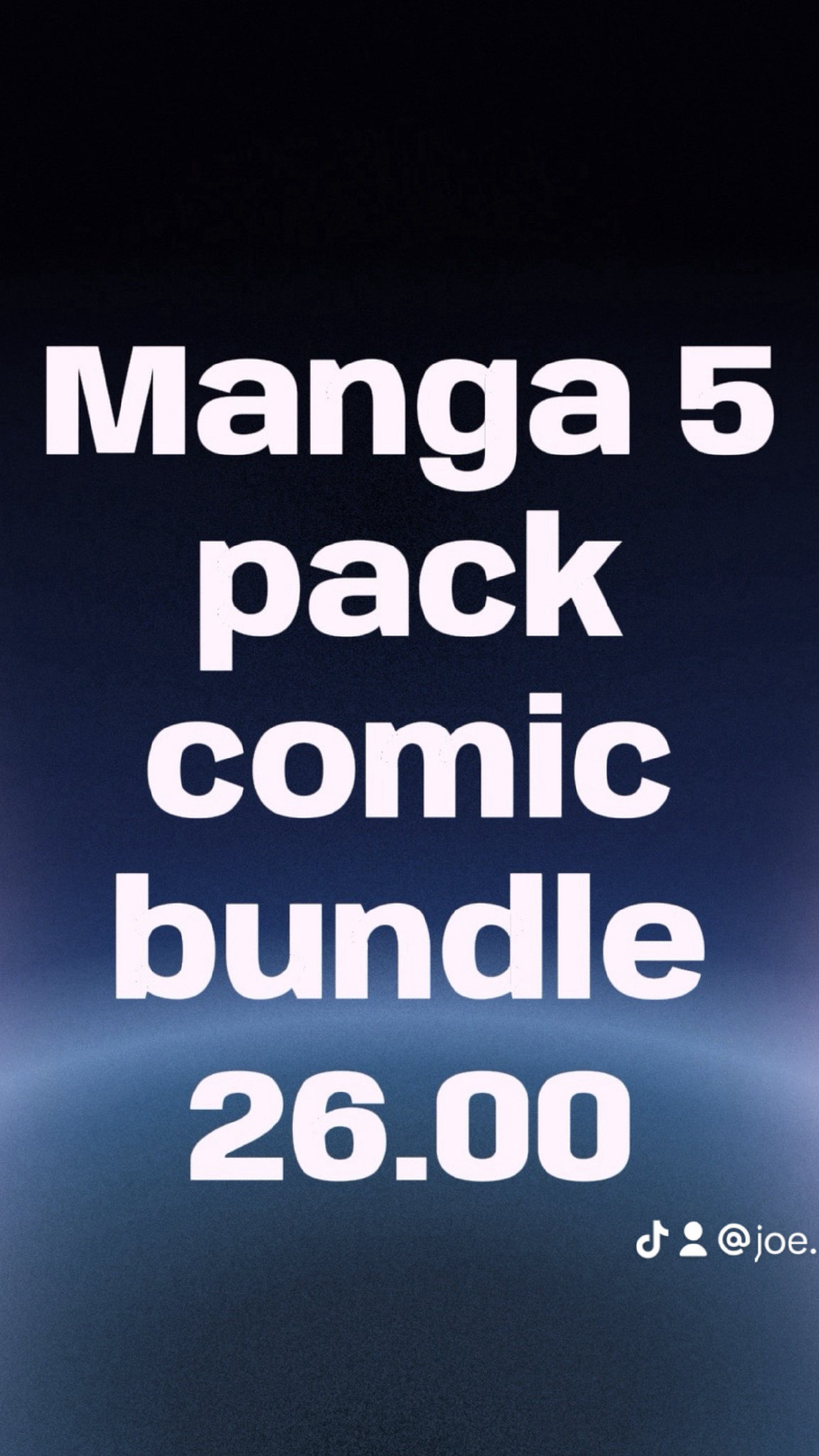 Manga 4 pack comic bundle